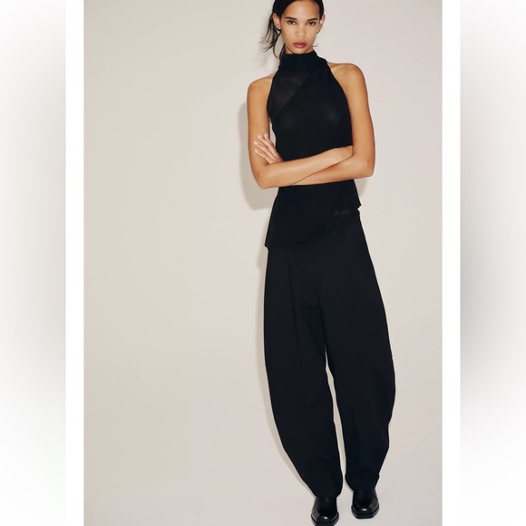 Zara: high waisted balloon pants - Picture 2 of 5